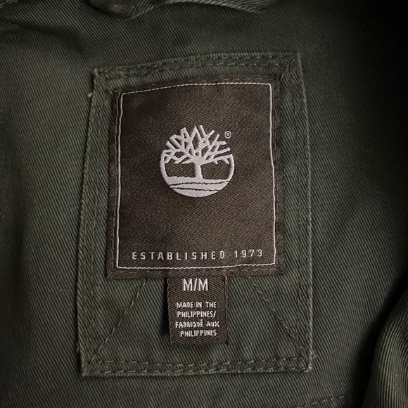 “Timberland” Men’s Medium Army Green Field Jacket - Picture 5 of 5